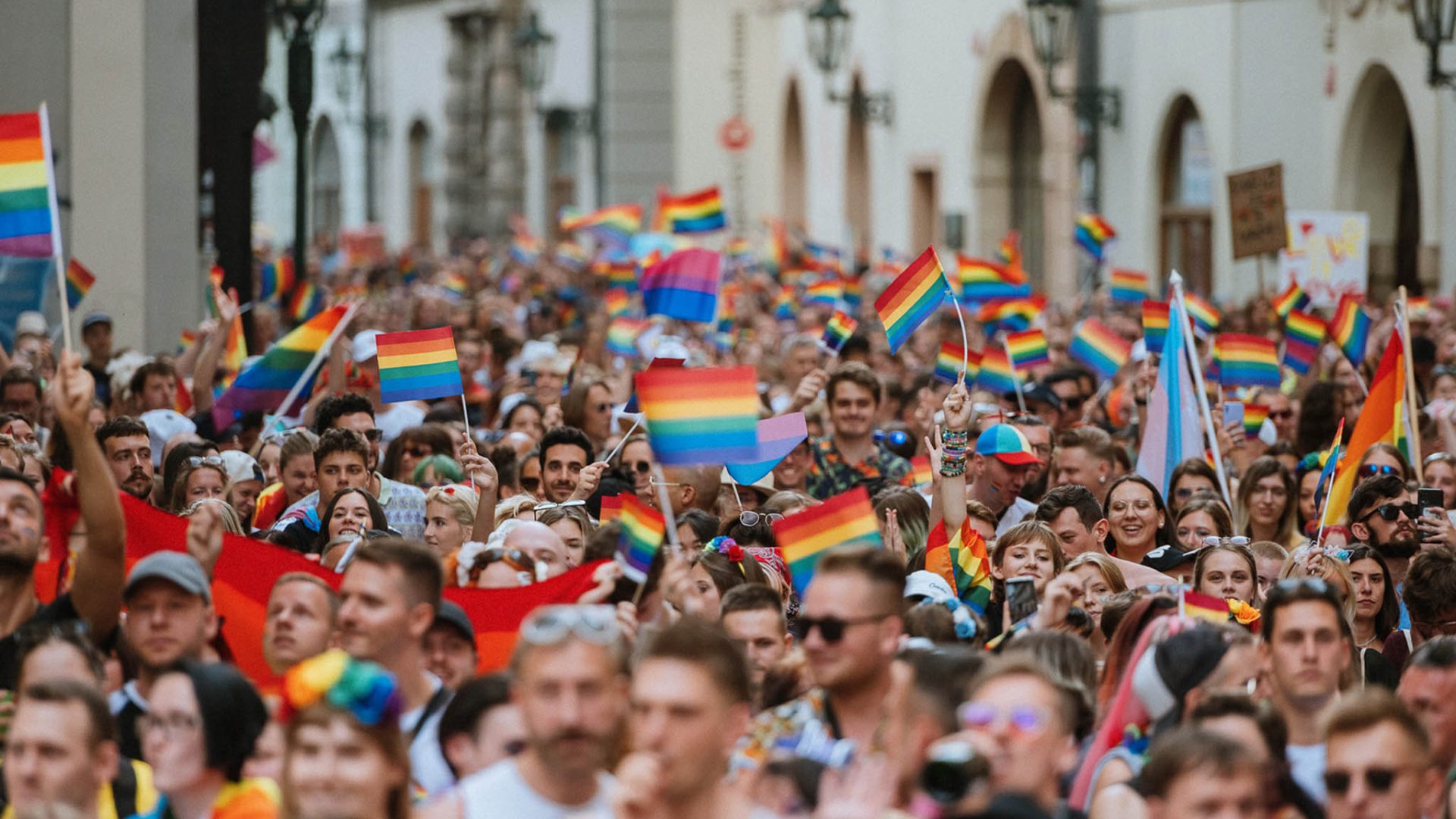 Rainbow Parade and Pride Park on Letná (Jan Hromádko)