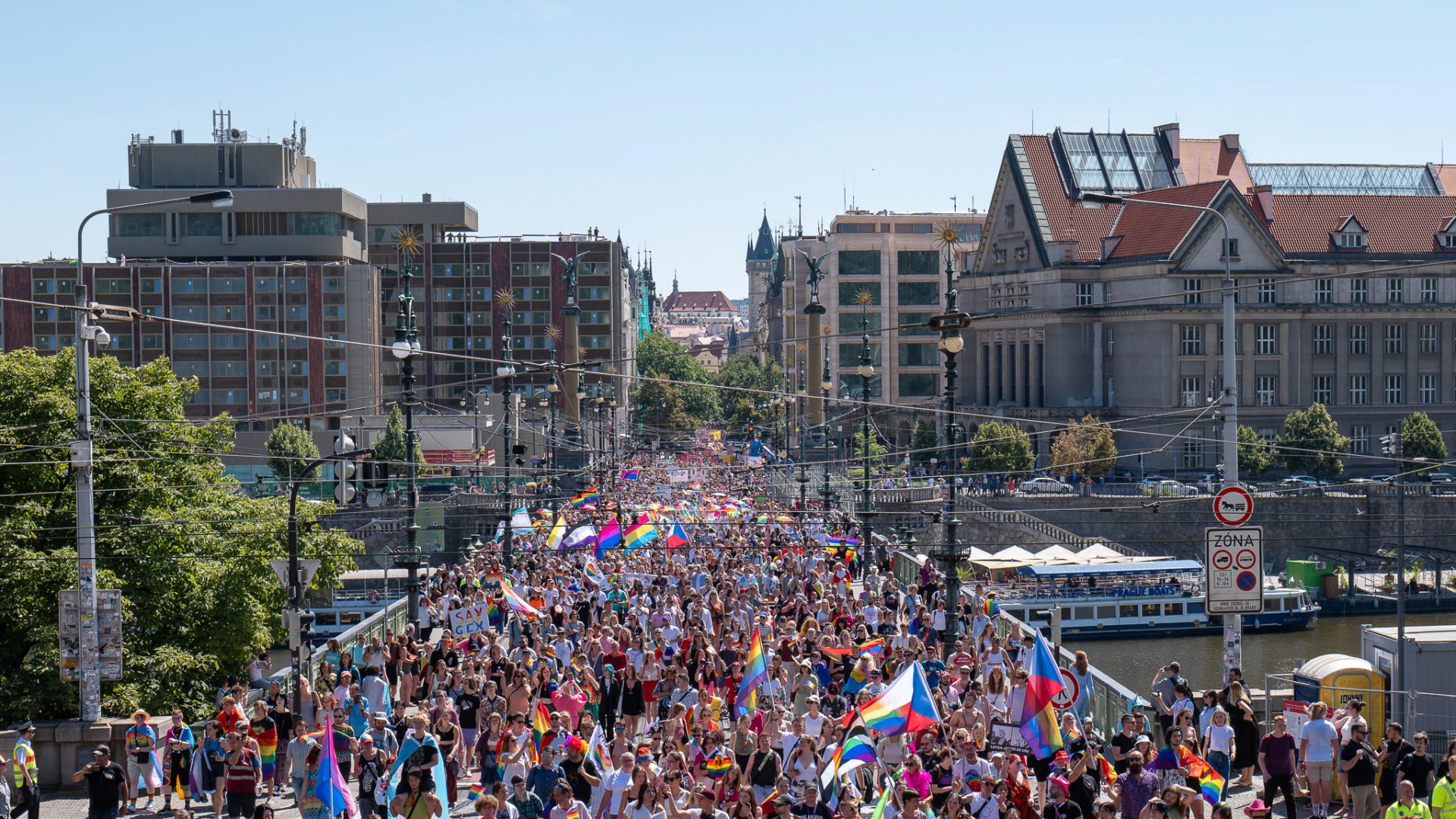 Prague Pride Parade Embraces EcoFriendly Route Throughthe Heart of